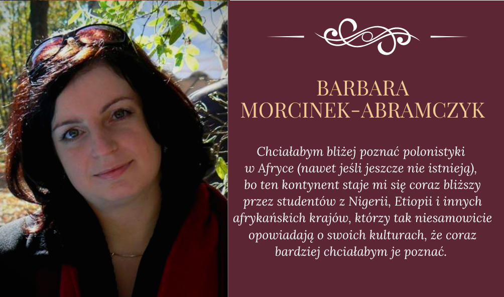 Wizytówka: Barbara Morcinek-Abramczyk